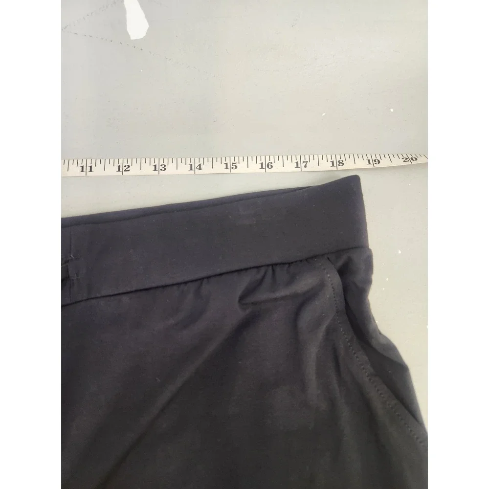 Cozy Earth Bamboo Lounge Shorts Mens XXL Black Drawstring Pockets Breathable